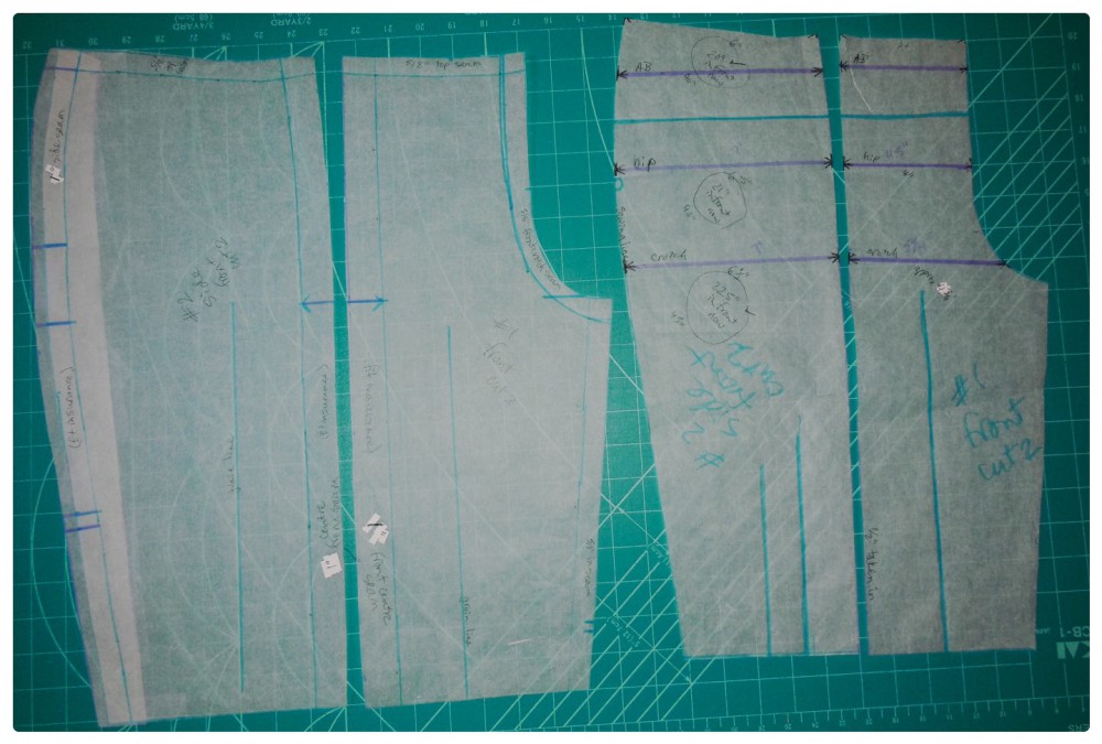 More studying! … Pants Fitting Shell …