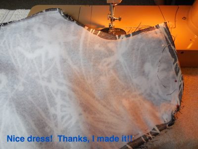 Nice dress! Thanks, I made it!!
