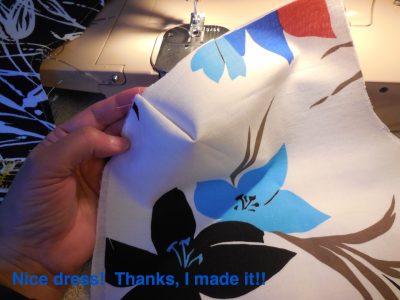 Nice dress! Thanks, I made it!!