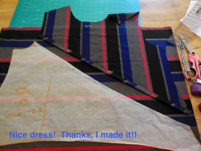 Nice dress!  Thanks, I made it!!