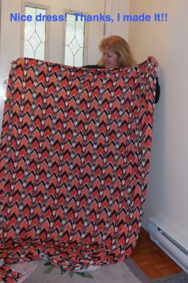 Nice dress! Thanks, I made it!!