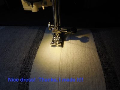 Nice dress! Thanks, I made it!!