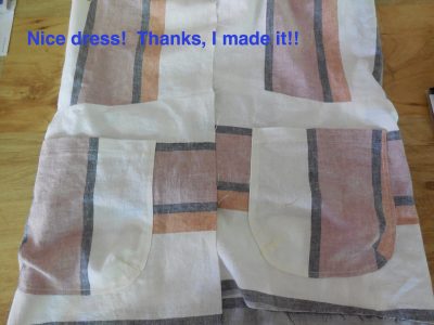 Nice dress! Thanks, I made it!!