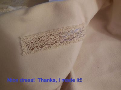 Nice dress! Thanks, I made it!!