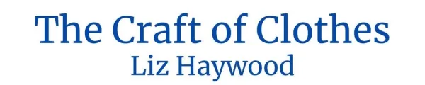 Text design featuring the title 'The Craft of Clothes' by Liz Haywood