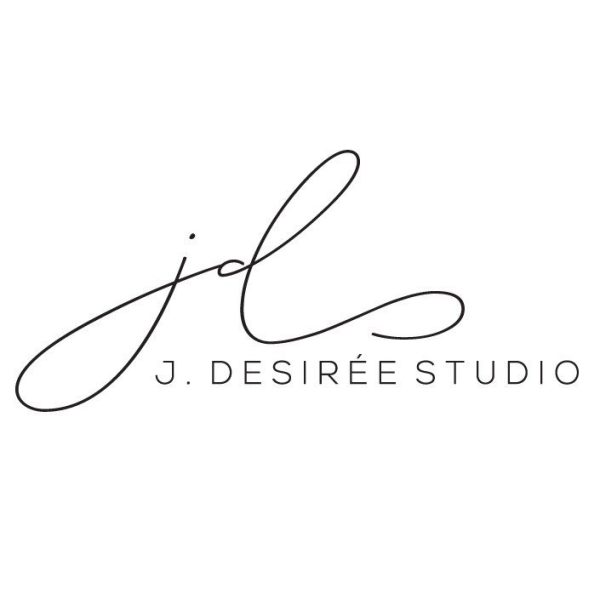 Logo of J. Désirée Studio featuring elegant typography with the letters 'jl' in a cursive style and the full name beneath in a modern font.